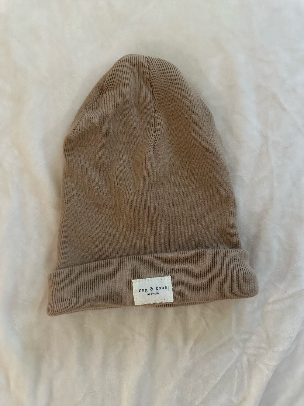 rag & bone Tan Beanie Hat